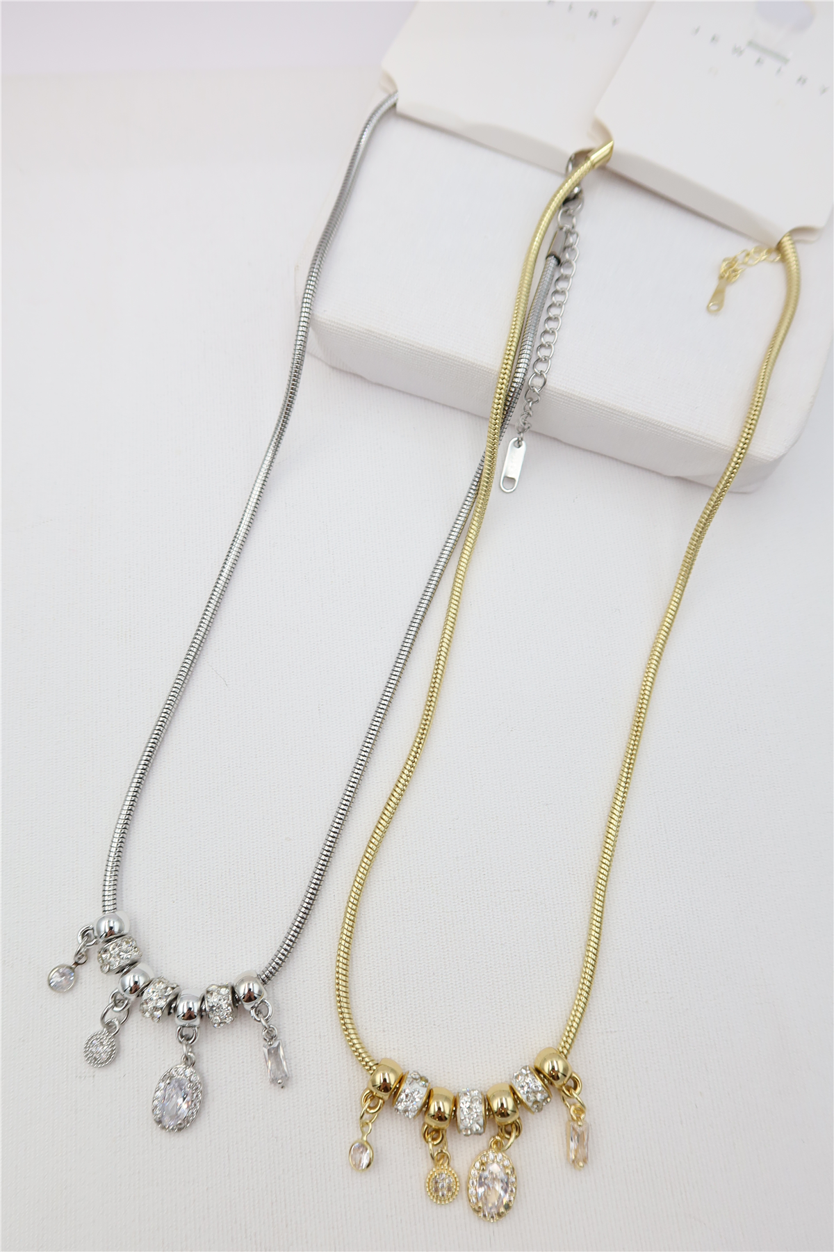 Çelik Charm Kolye