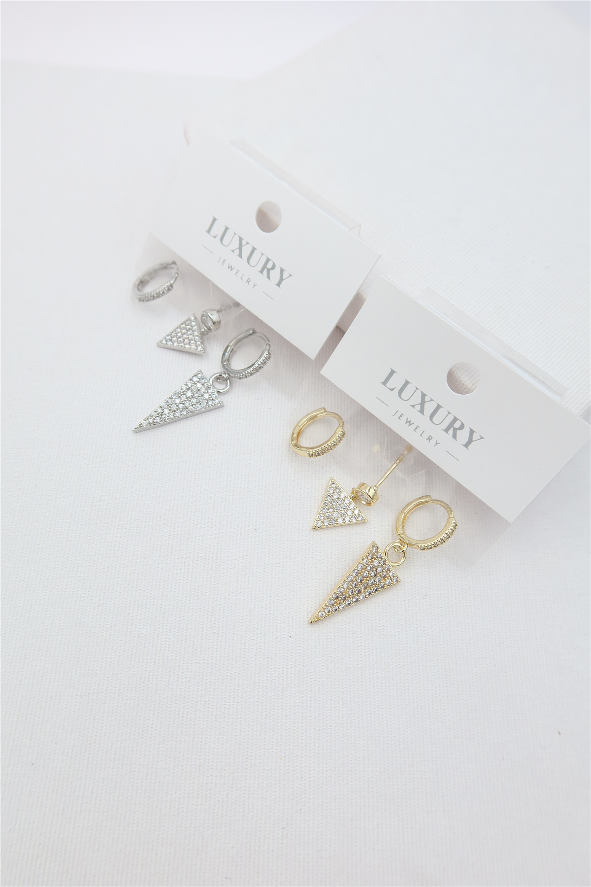 Luxury 3lü Küpe Set