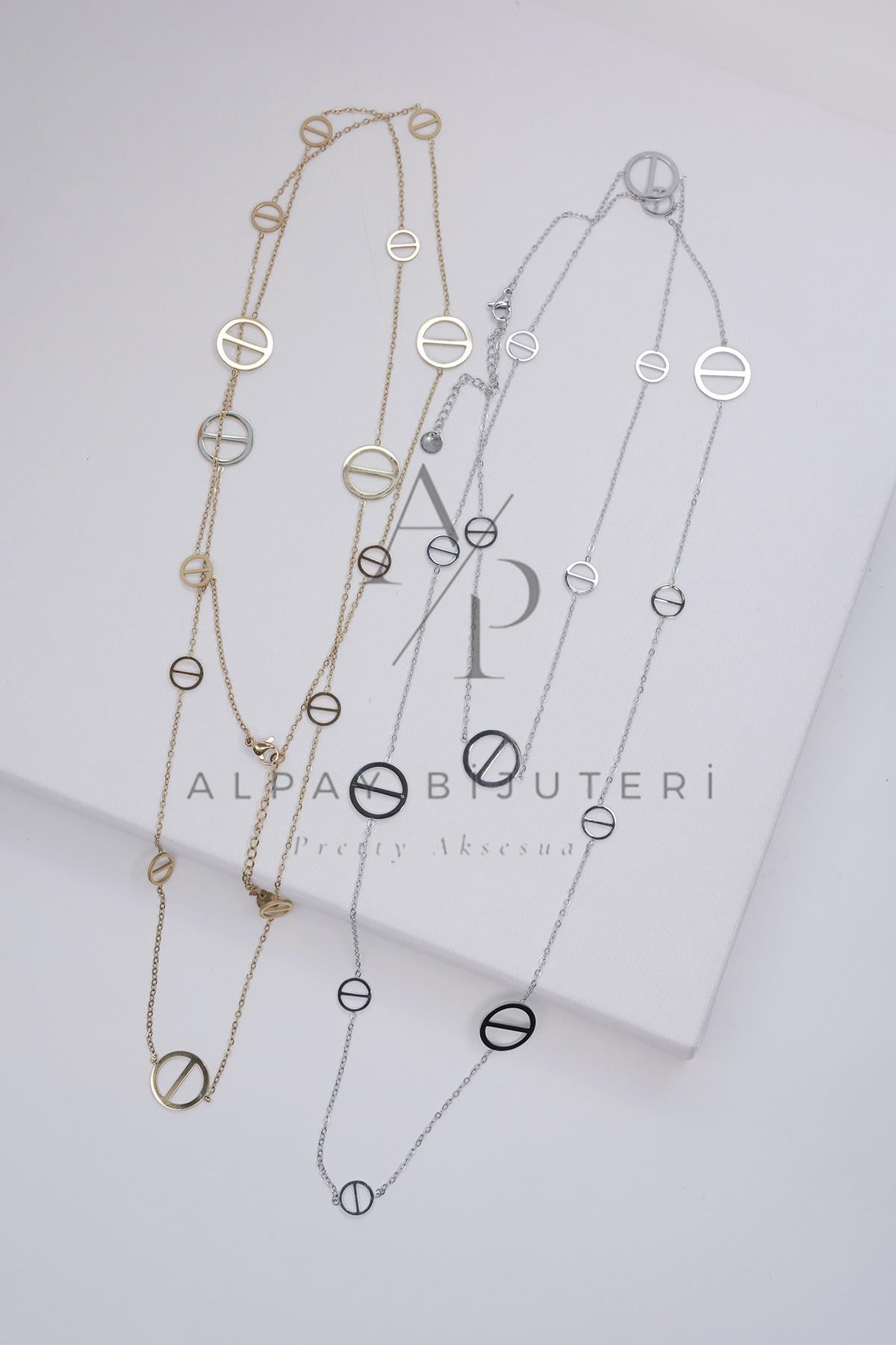 Şık Tasarım Çelik Kolye