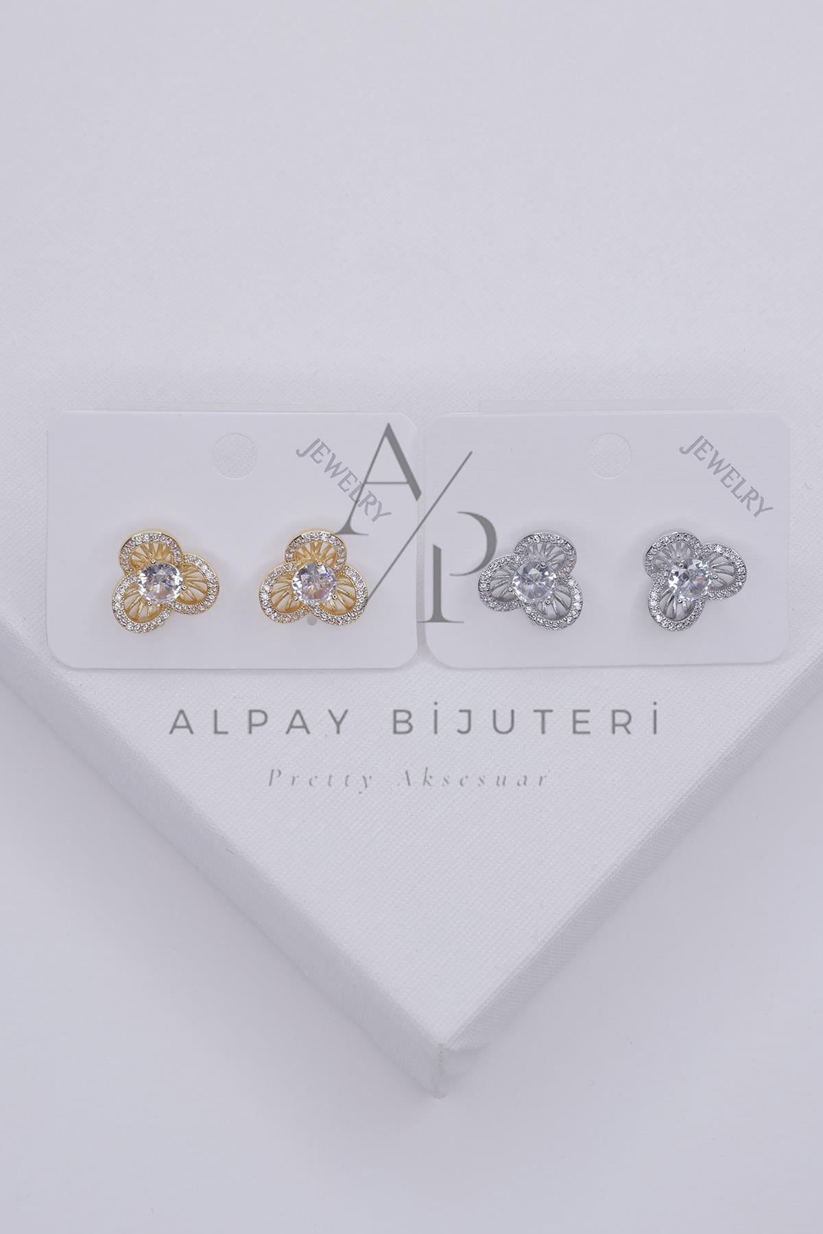 Zirkon Tasarım Küpe