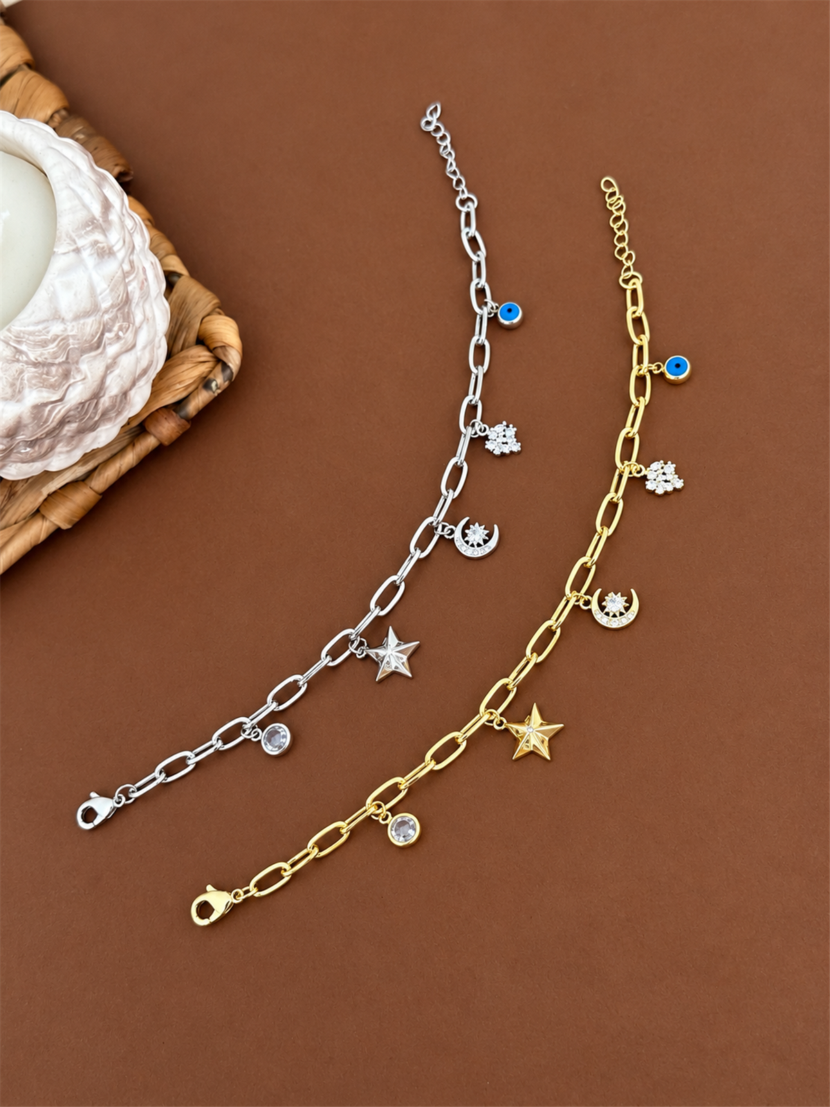 Çelik Charm Bileklik