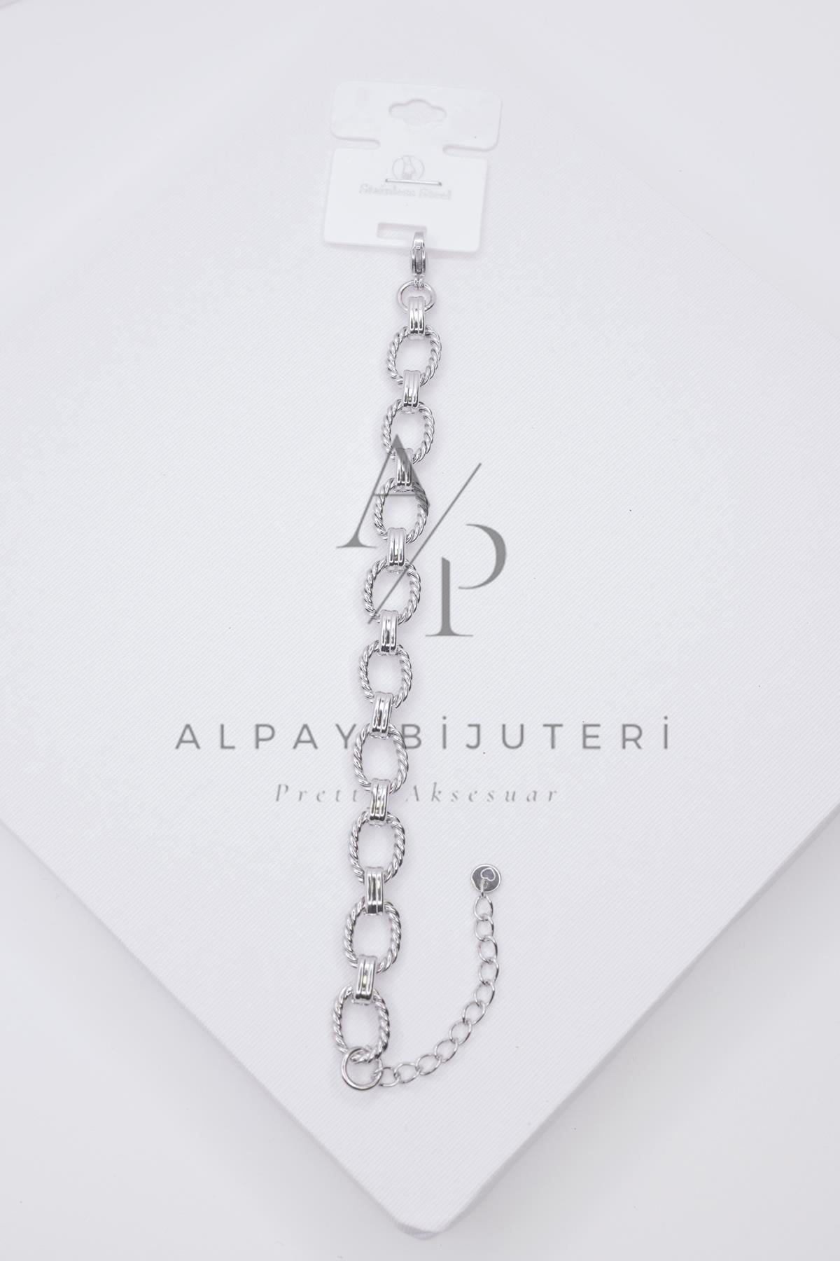 Şık Tasarım Çelik Bileklik