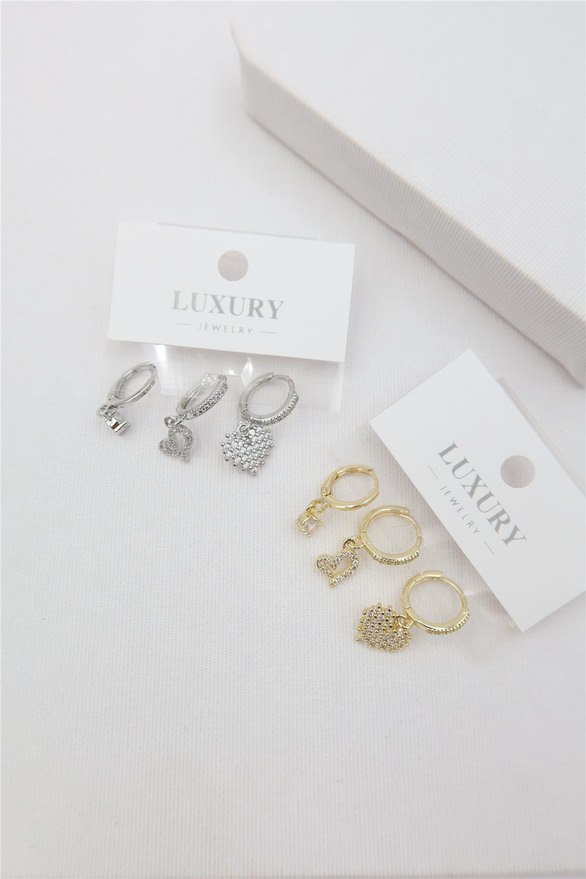 Luxury 3lü Küpe Set