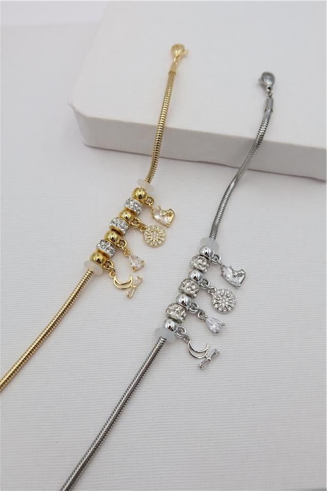 Çelik Charm Bileklik