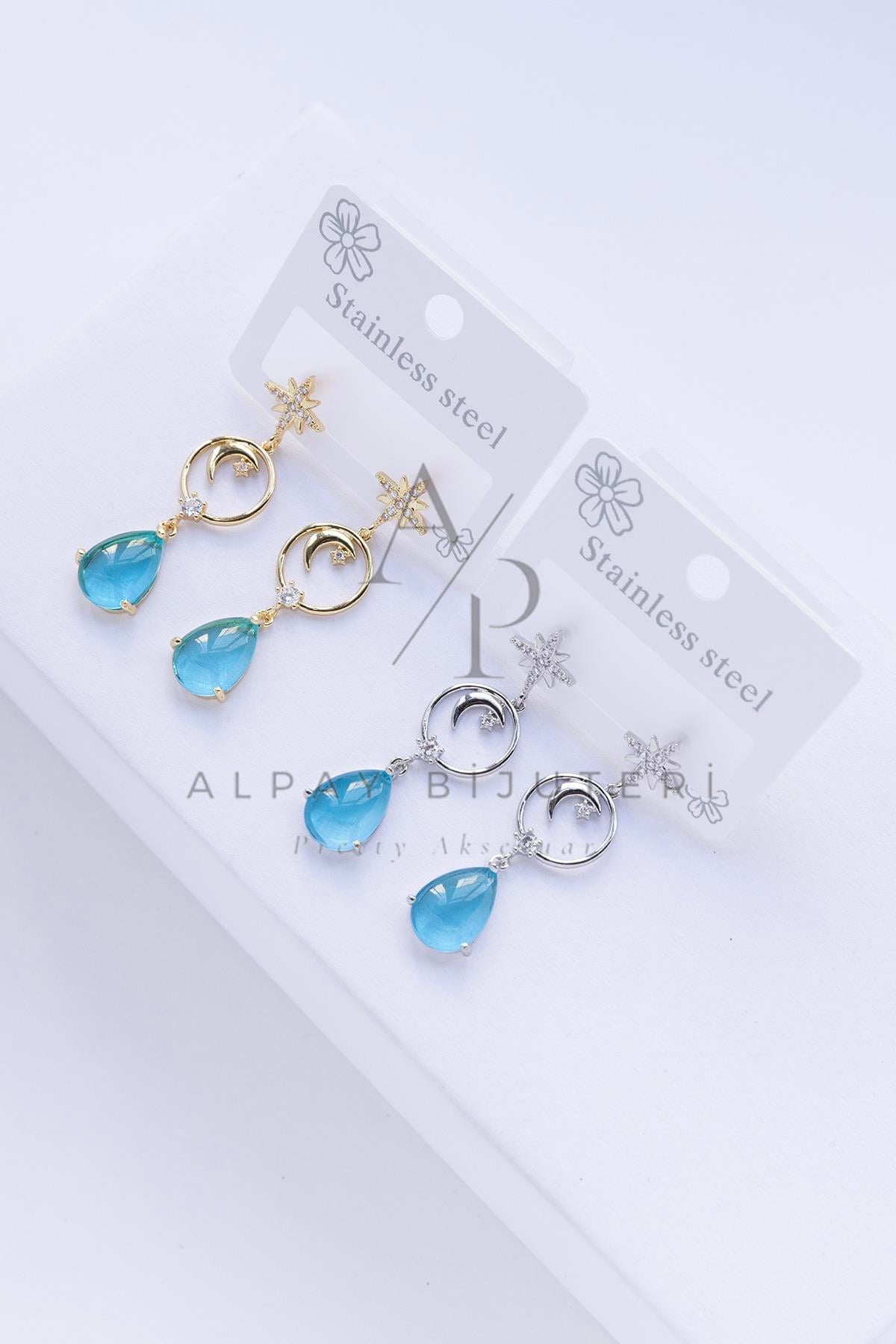 Şık Tasarım Çelik Küpe