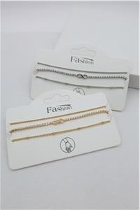 Luxury VIP Üçlü Kombin Bileklik