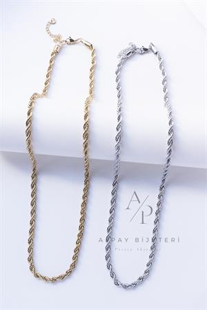 4 mm Klasik Burgu Kolye