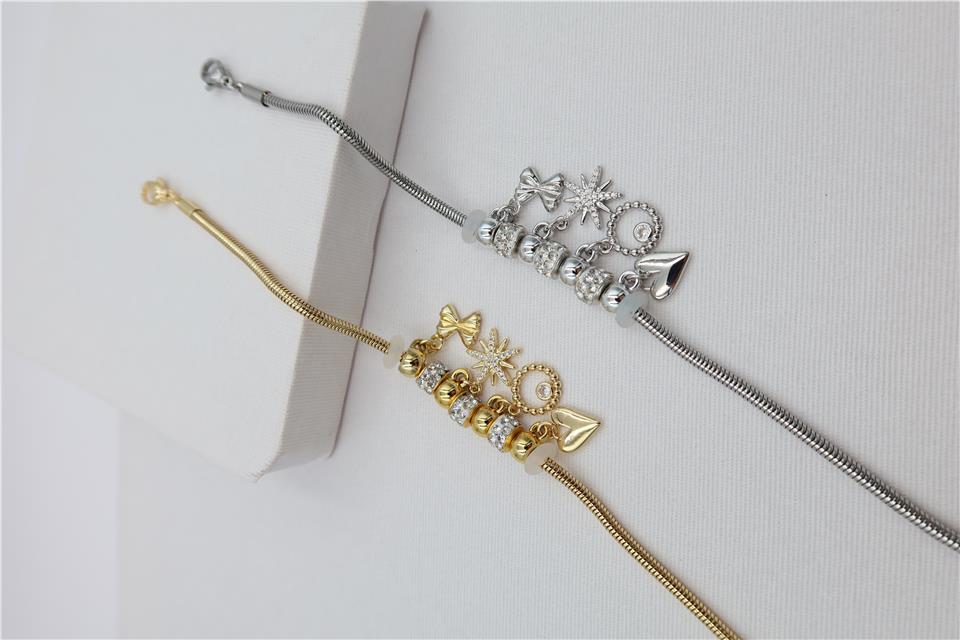 Çelik Charm Bileklik