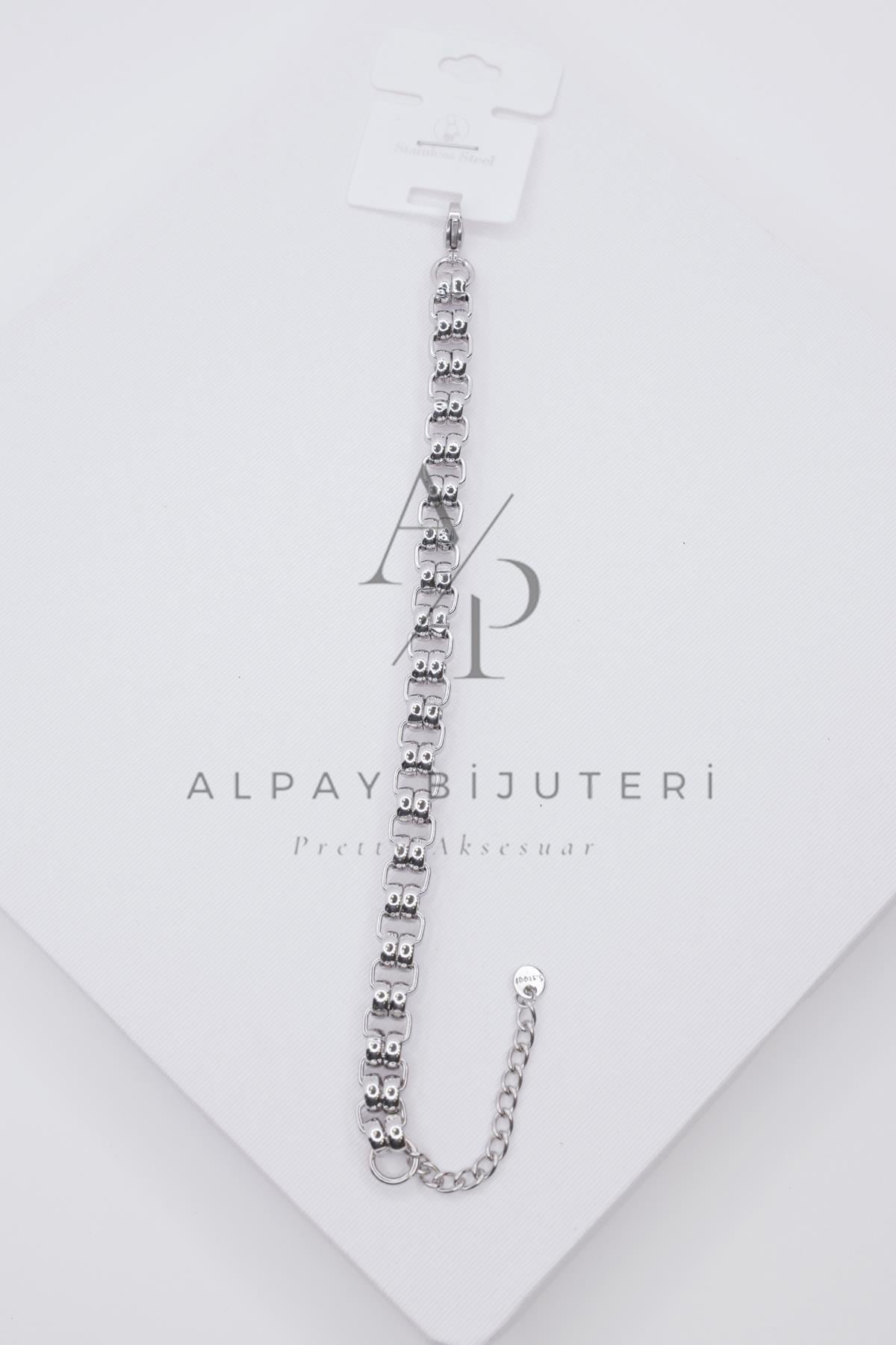 Şık Tasarım Çelik Bileklik