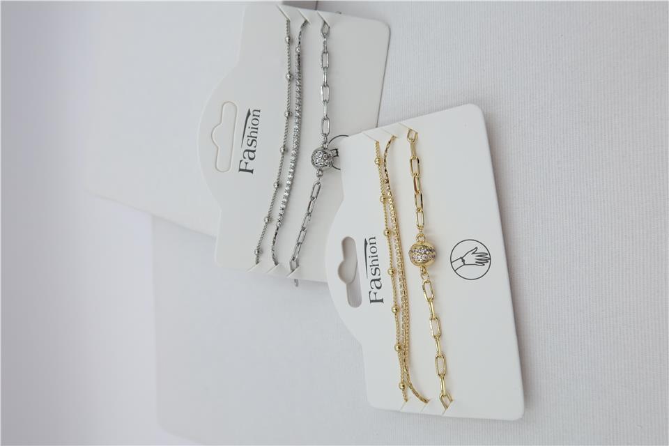 Luxury VIP Üçlü Kombin Bileklik