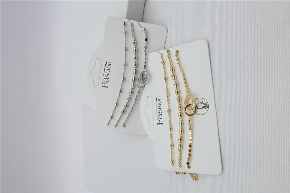 Luxury VIP Üçlü Kombin Bileklik