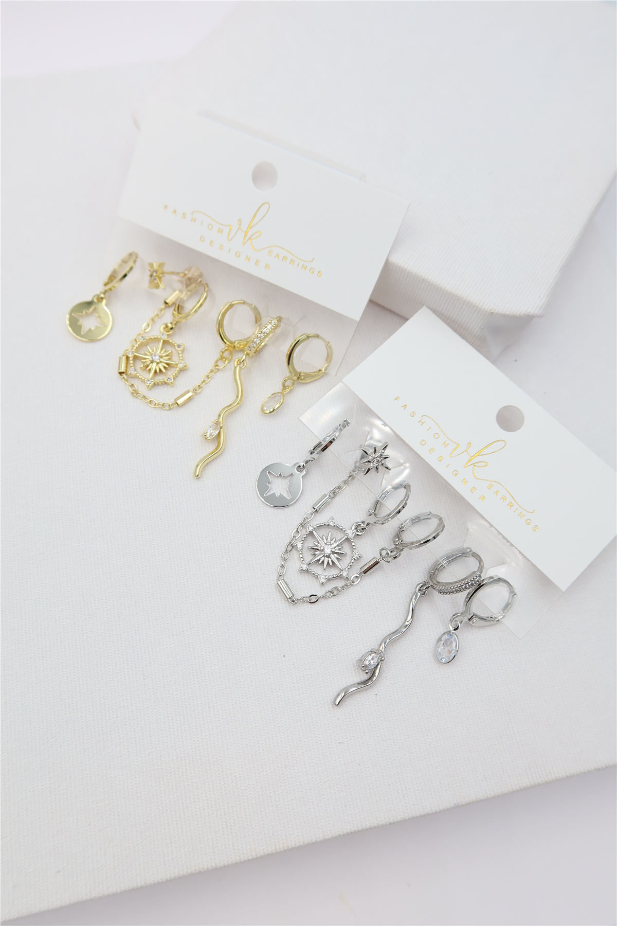 Luxury 6'lı Küpe Set