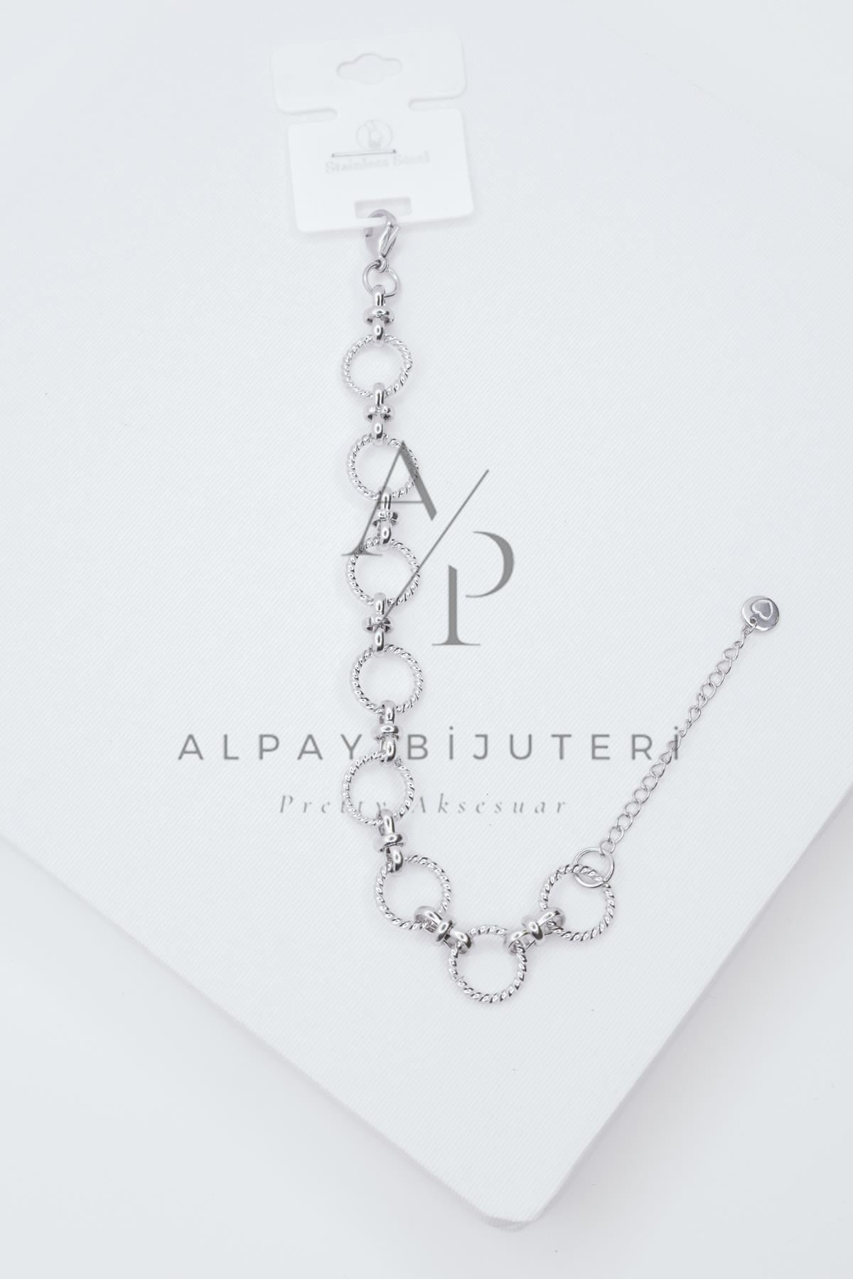 Şık Tasarım Çelik Bileklik