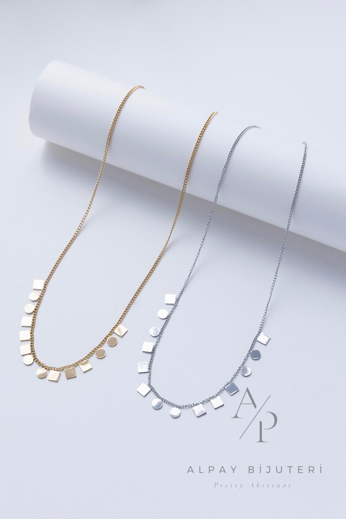 Şık Tasarım Çelik Kolye