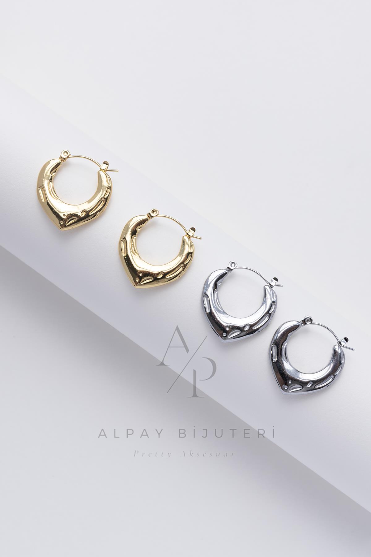 Asimetrik Model Çelik Küpe