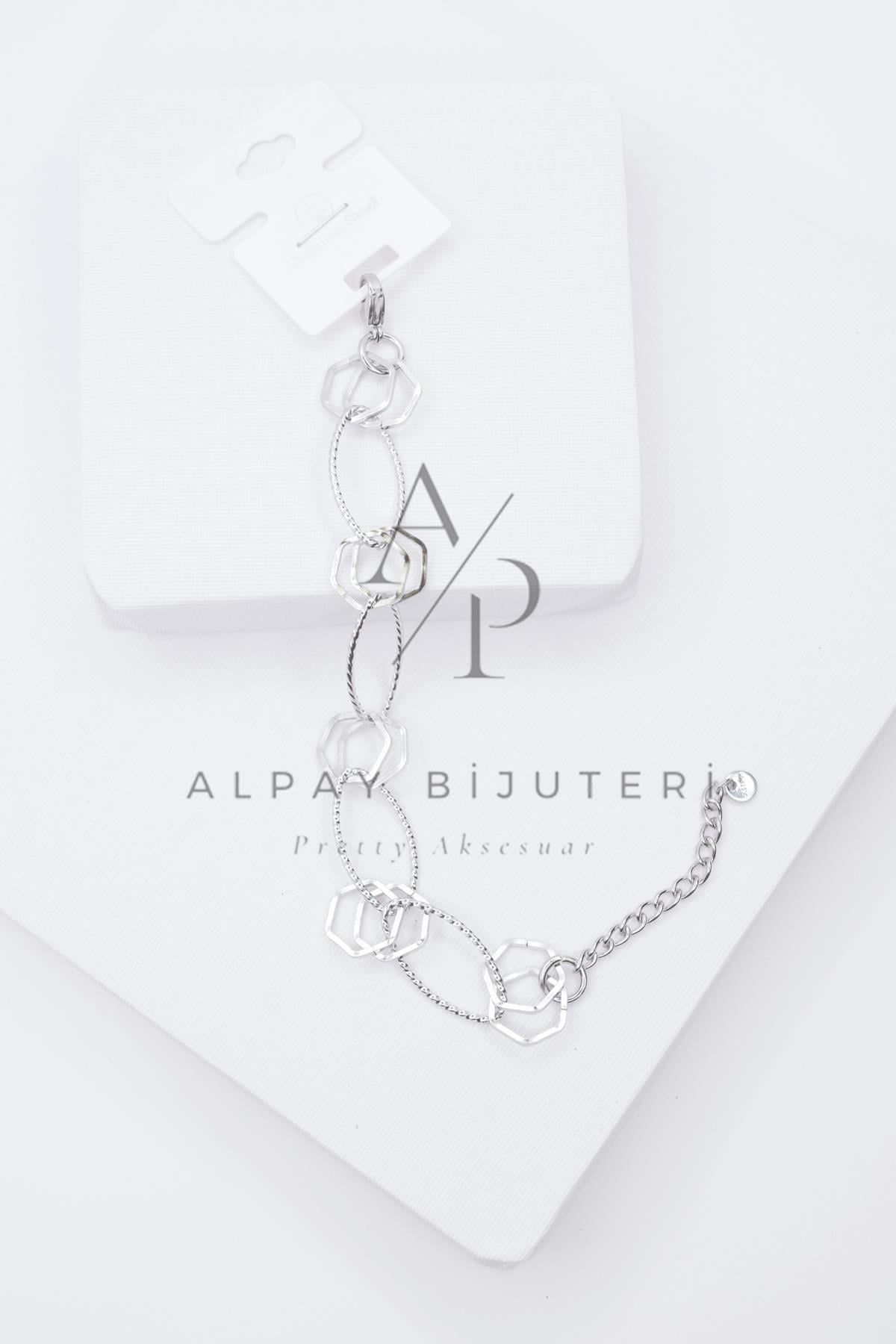 Şık Tasarım Çelik Bileklik