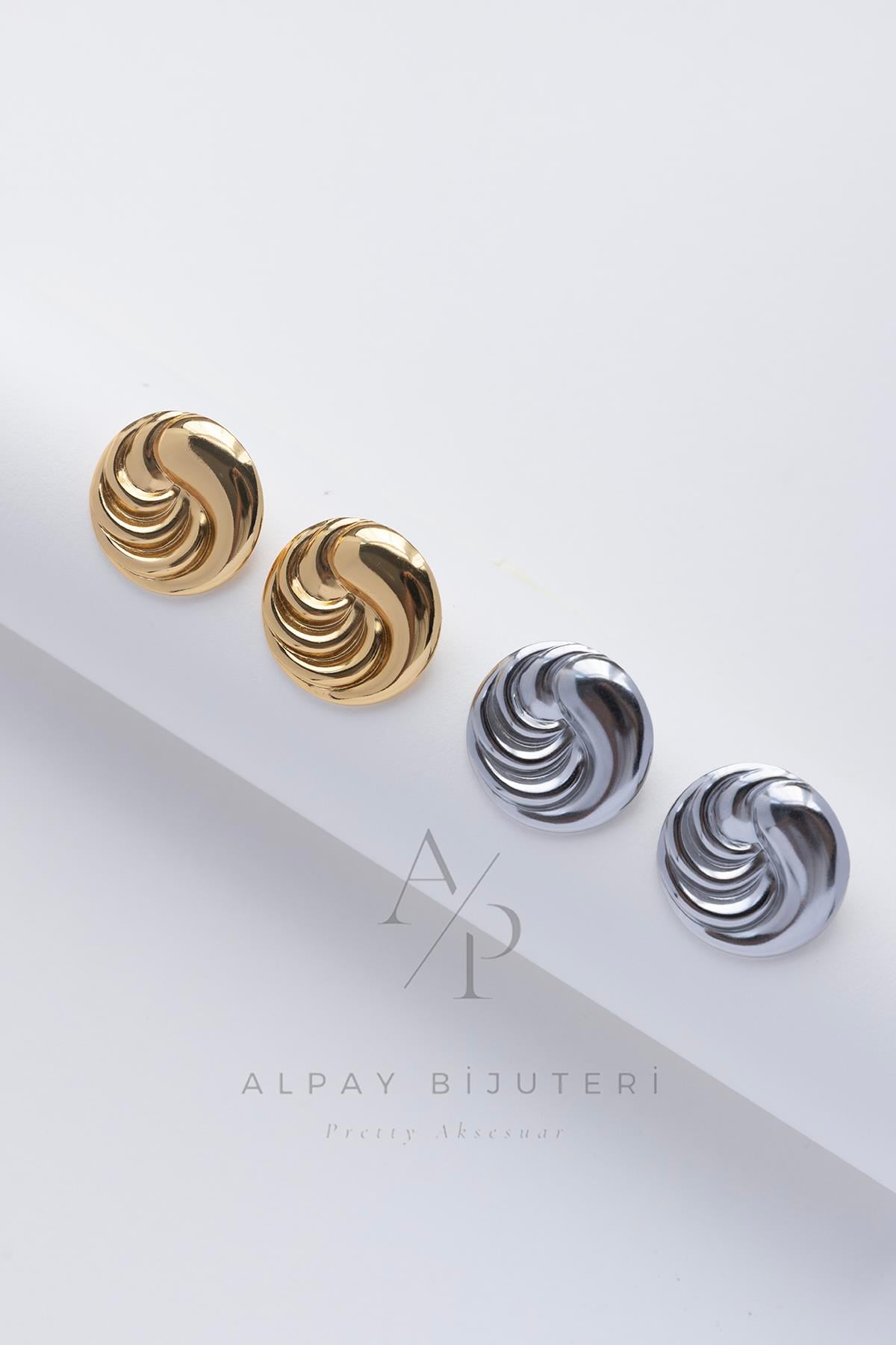 Yuvarlak Döngü Çelik Küpe