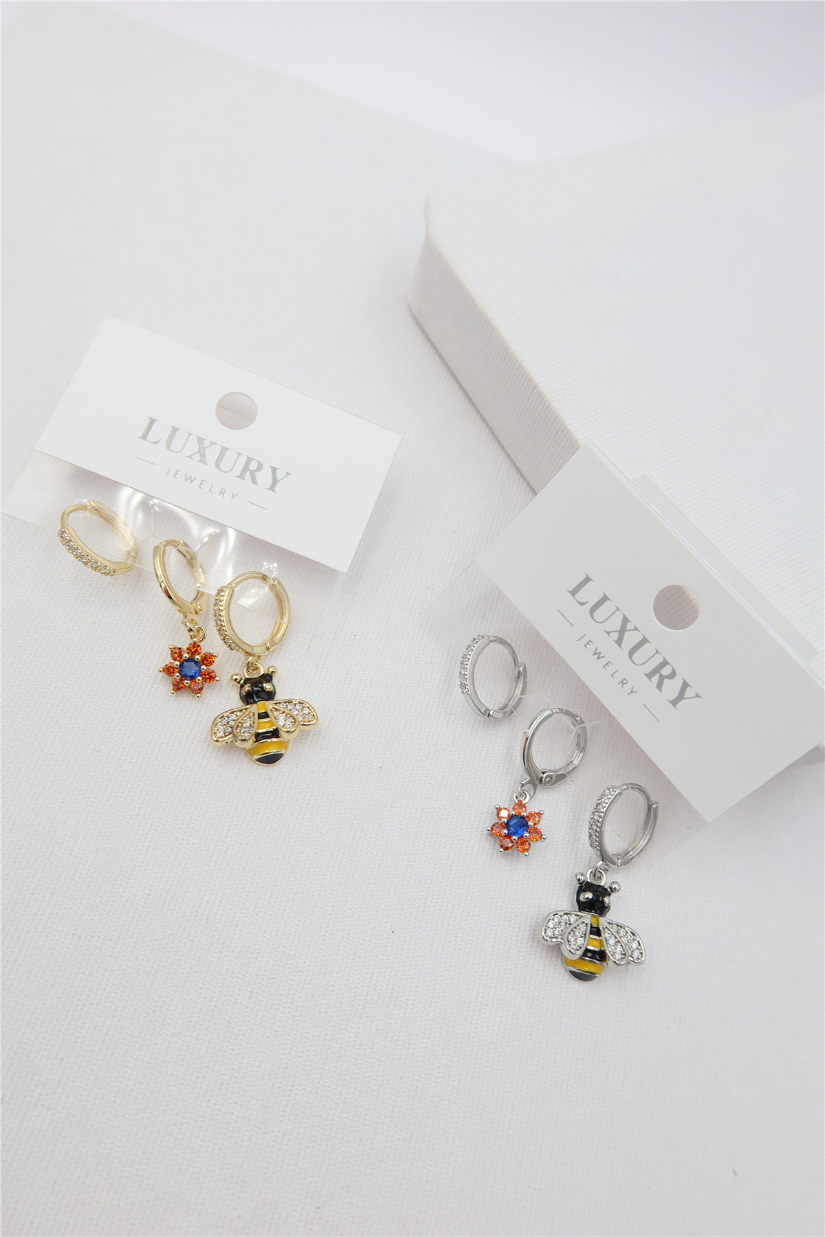 Luxury 3'lü Küpe Set