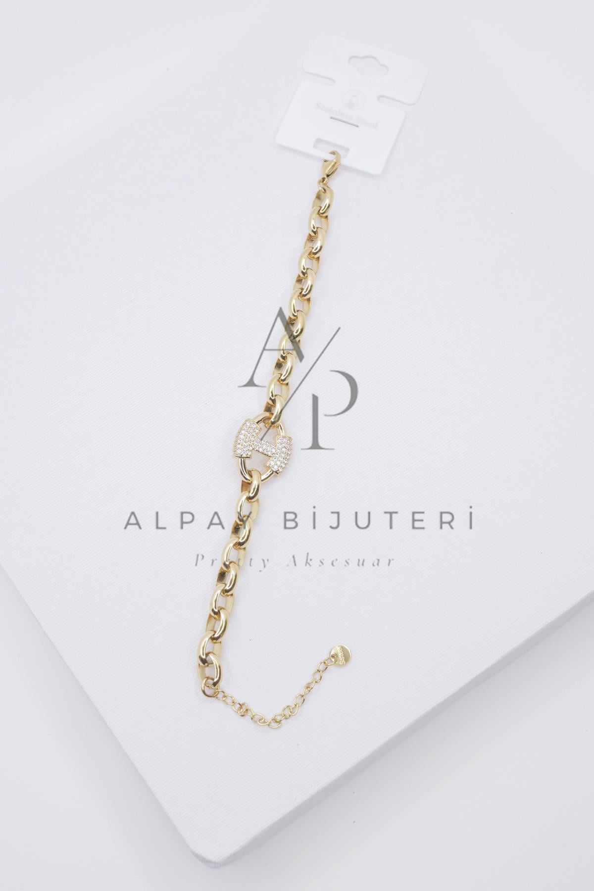 Şık Tasarım Çelik Bileklik