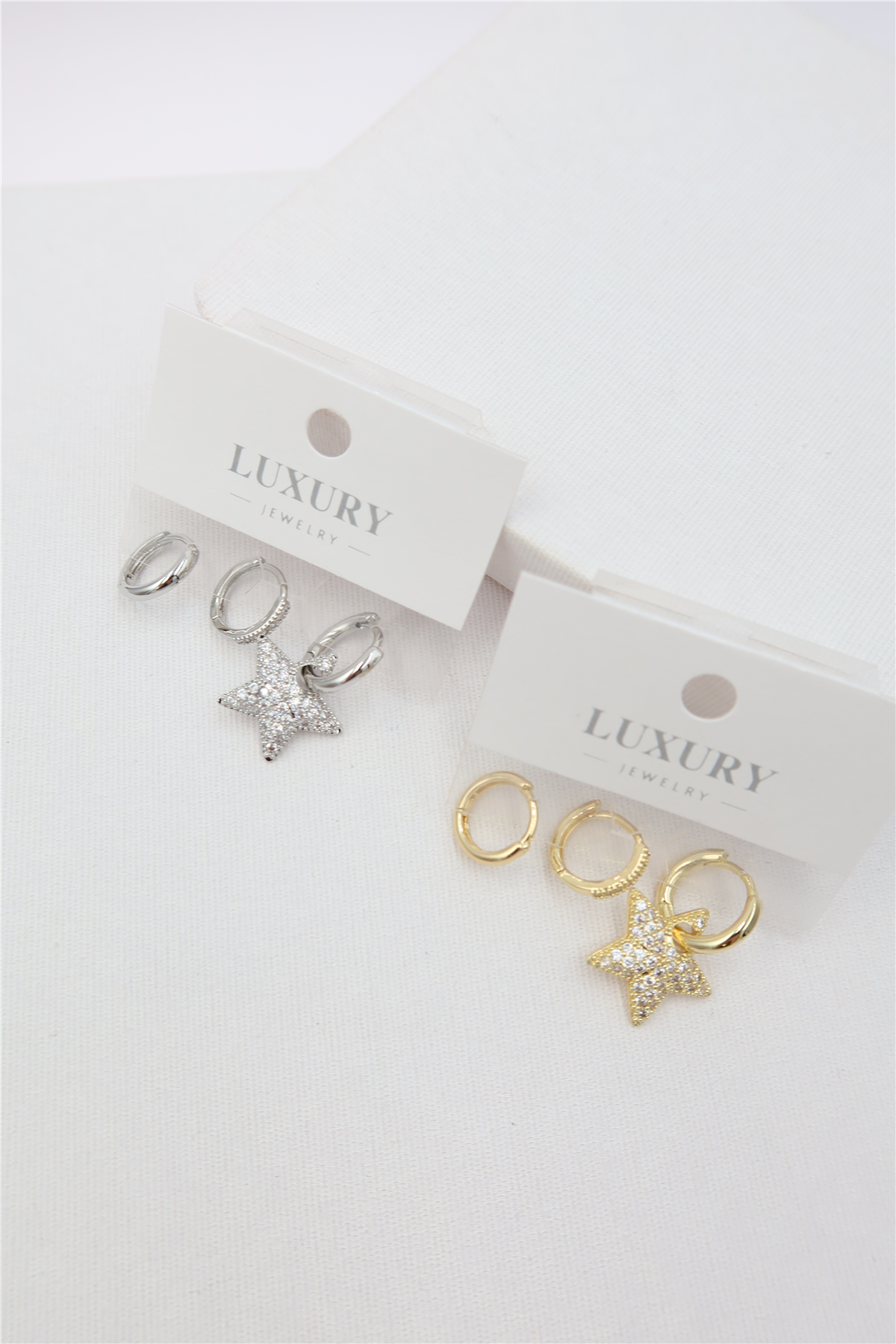 Luxury 3'lü Küpe Set