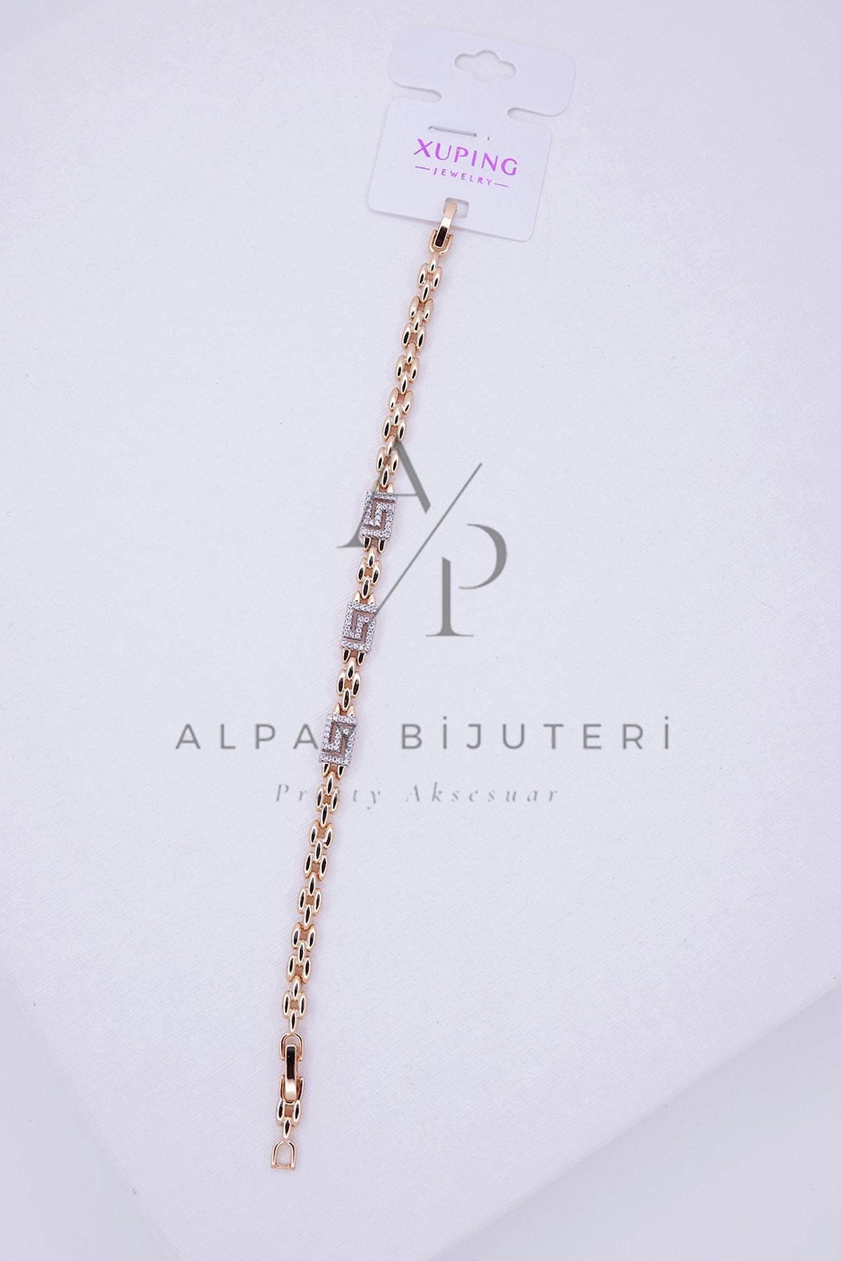 Rose Gold Şık Tasarım Xuping Bileklik