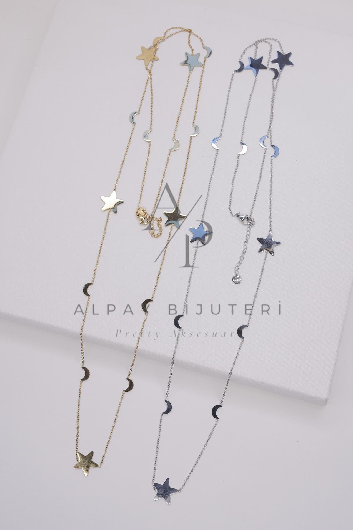 Şık Tasarım Çelik Kolye