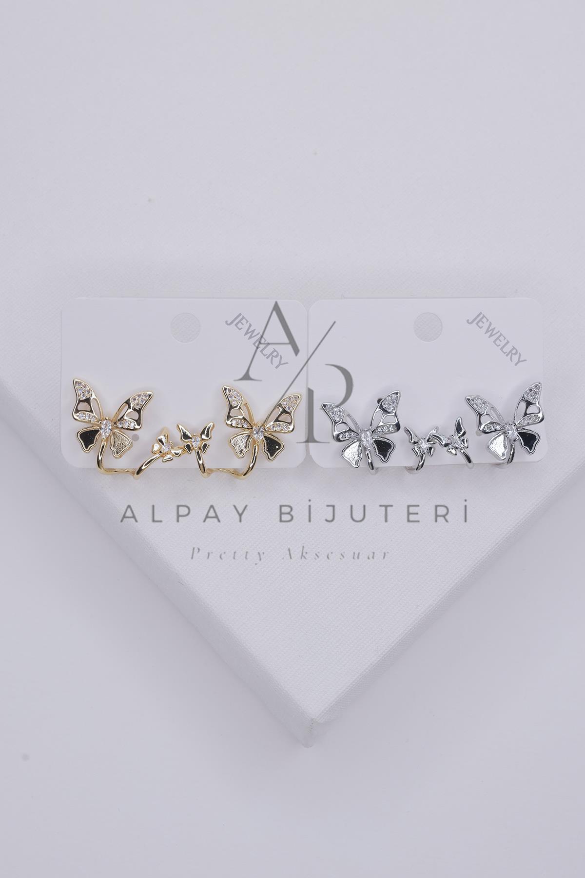 Zirkon Tasarım Küpe