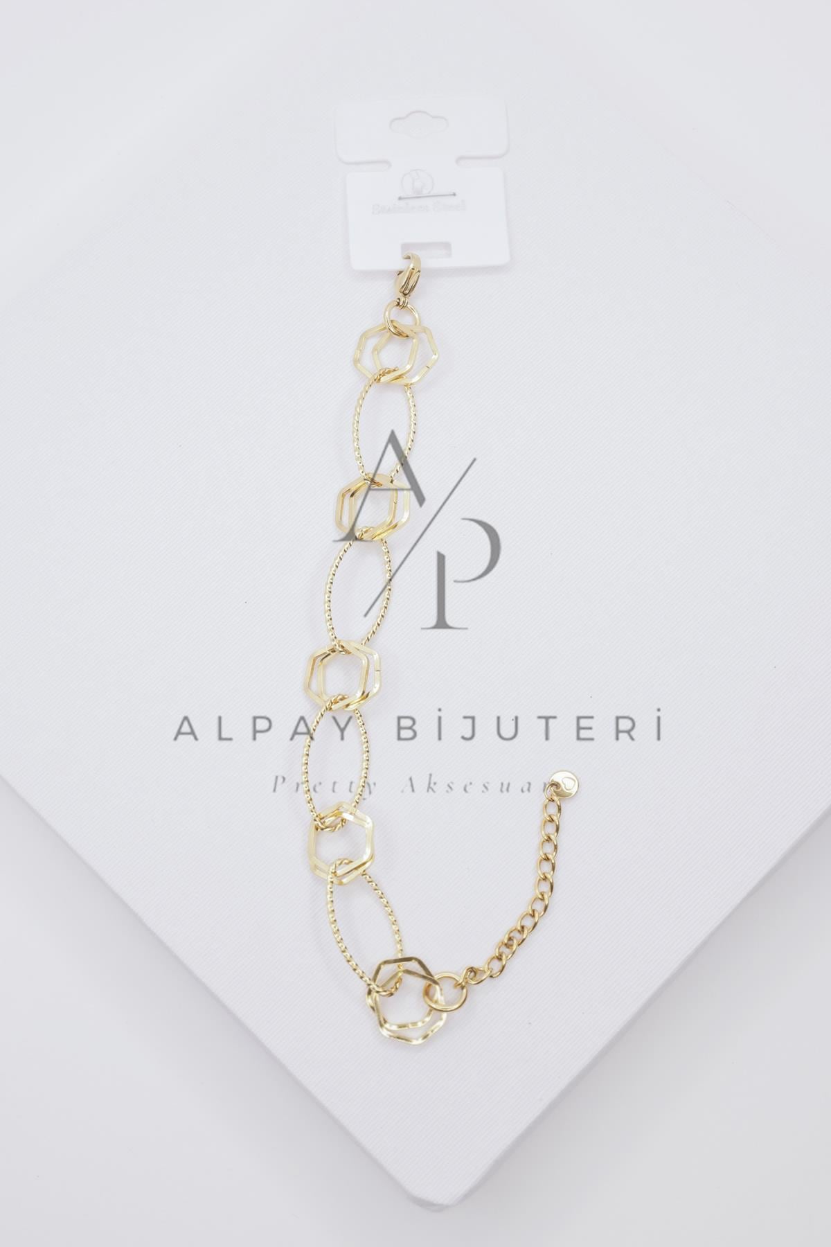 Şık Tasarım Çelik Bileklik