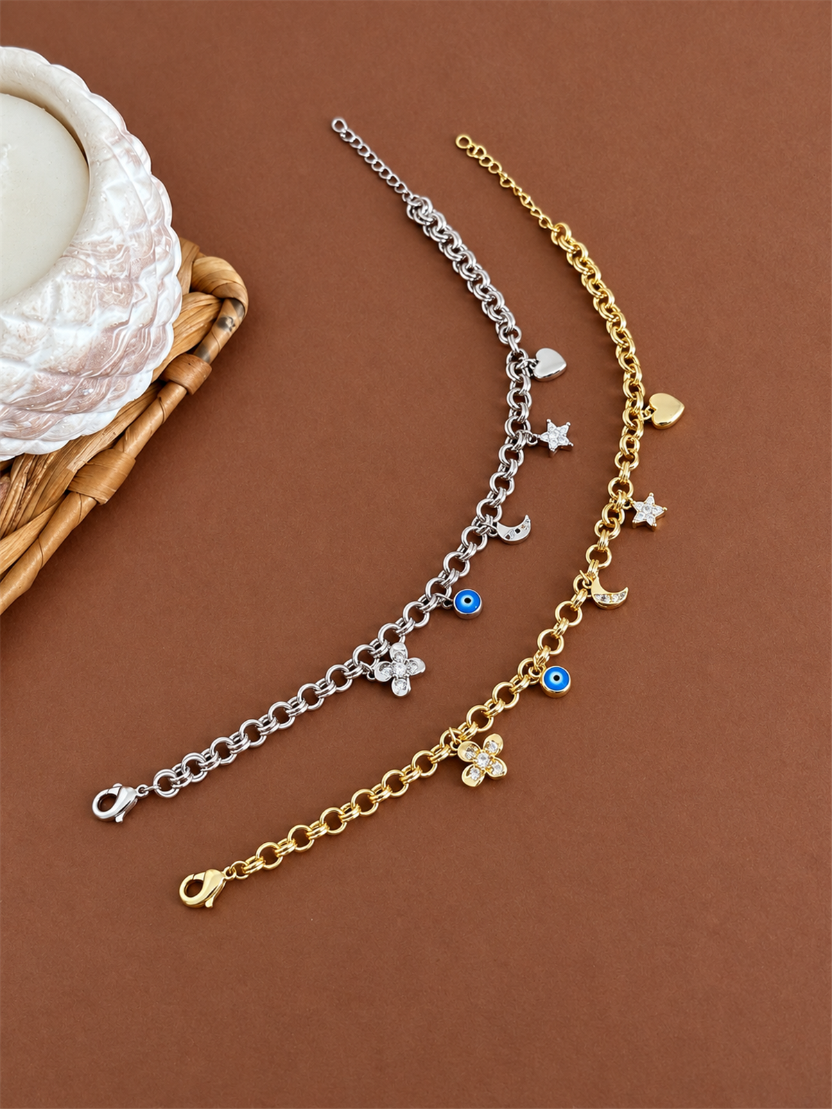 Çelik Charm Bileklik