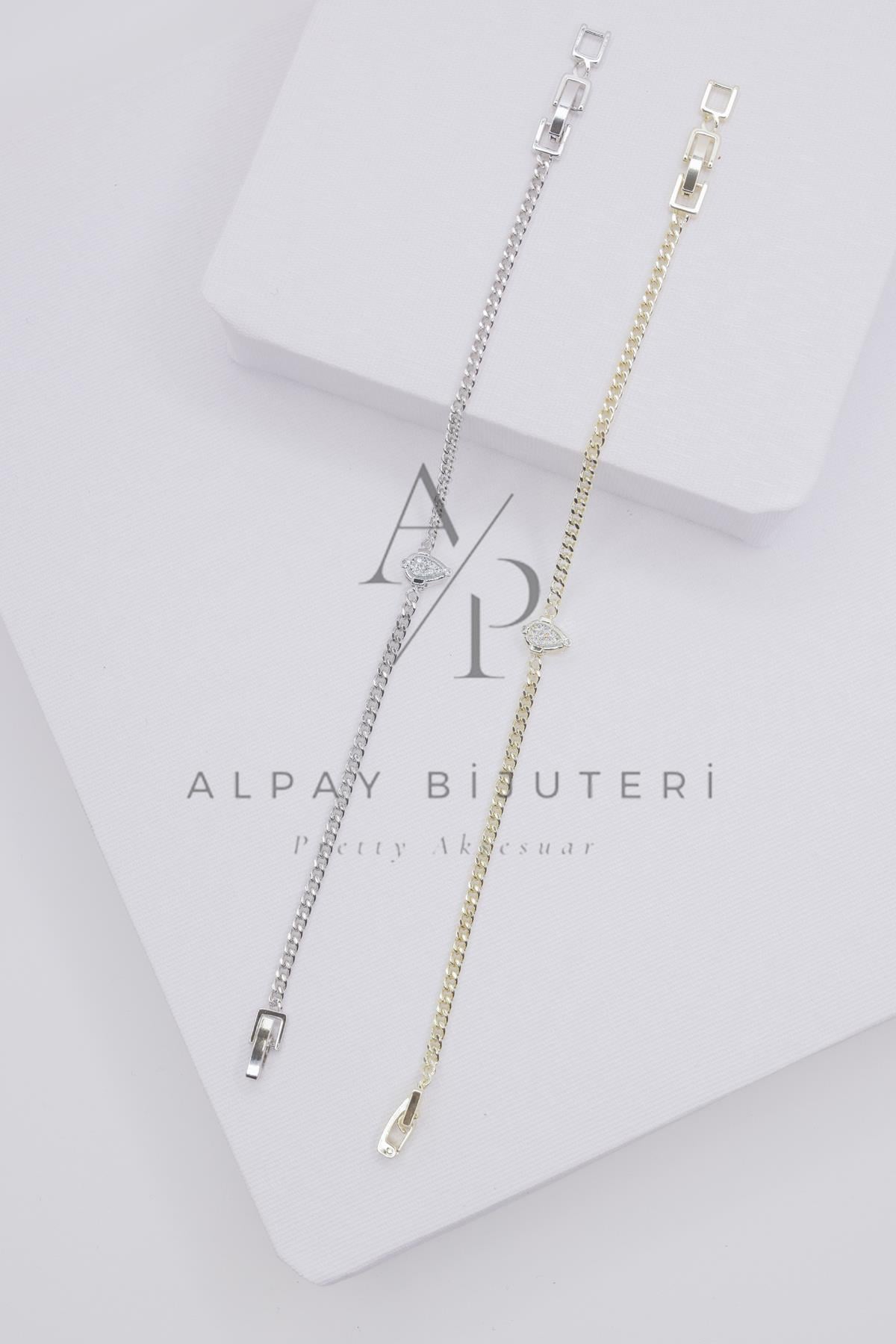 Zirkon Taş Tasarım Bileklik