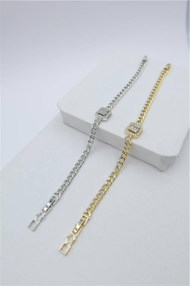 Luxury VIP Figürlü Zincir Bileklik