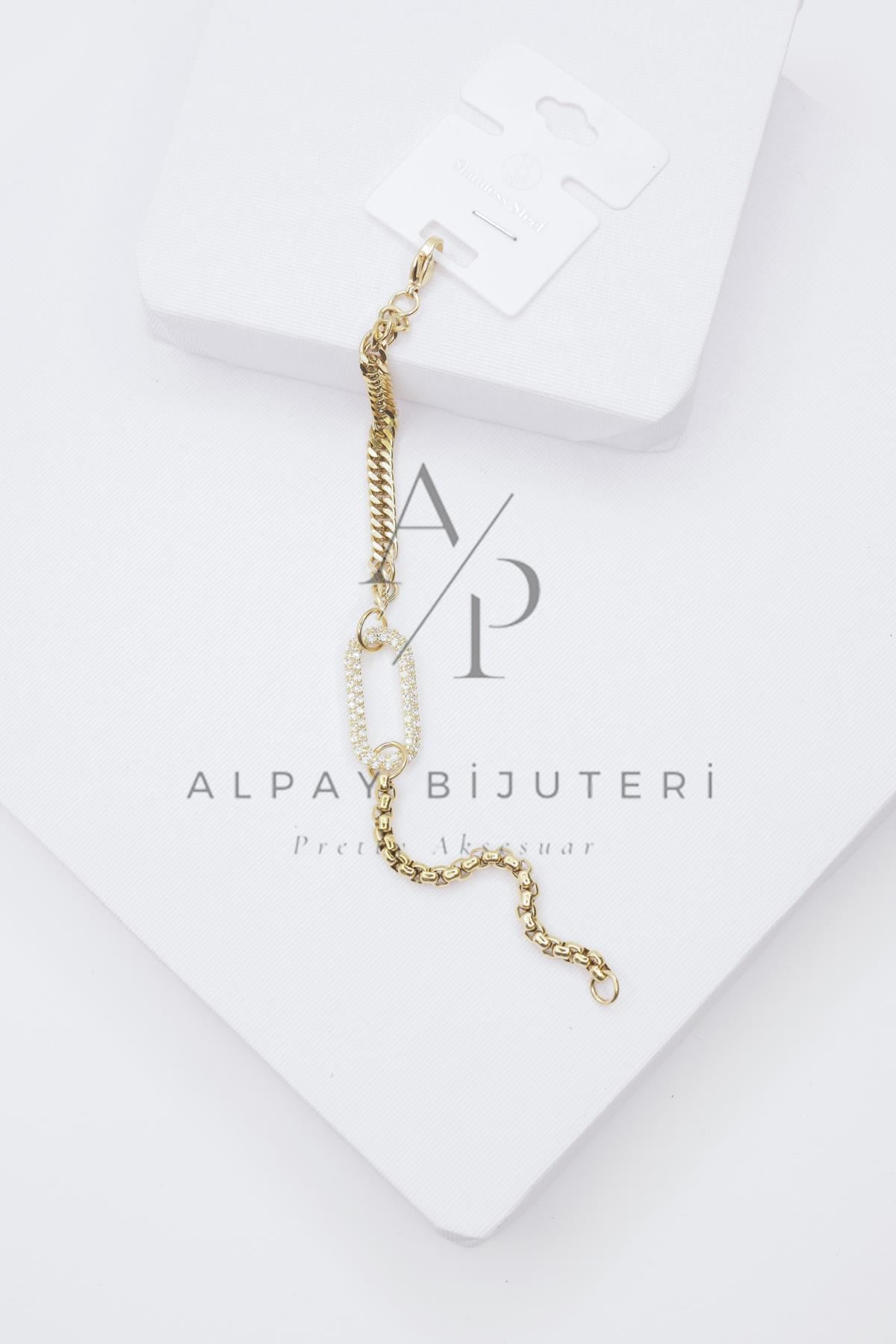 Şık Tasarım Çelik Bileklik