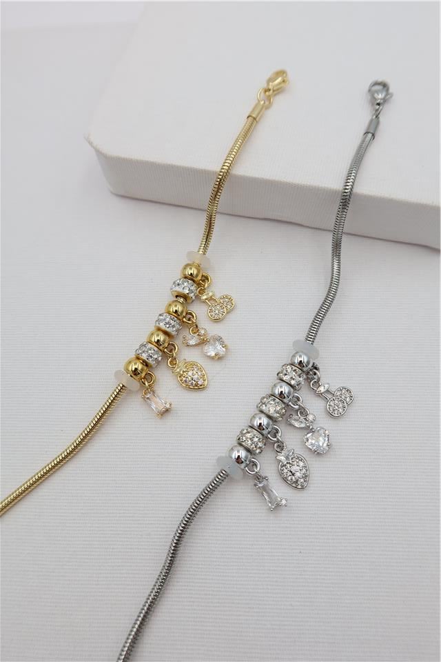 Çelik Charm Bileklik