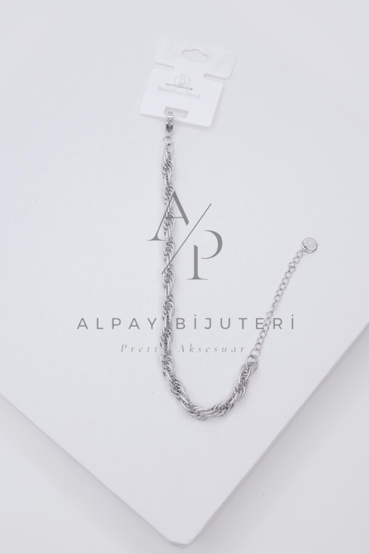 Şık Tasarım Çelik Bileklik