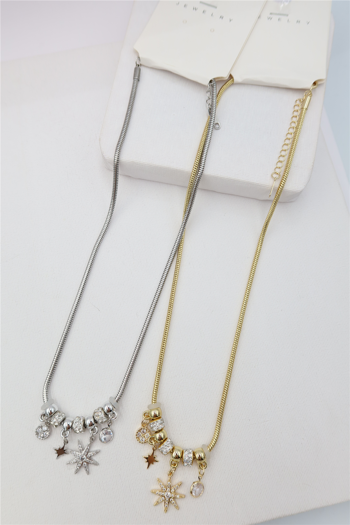 Çelik Charm Kolye