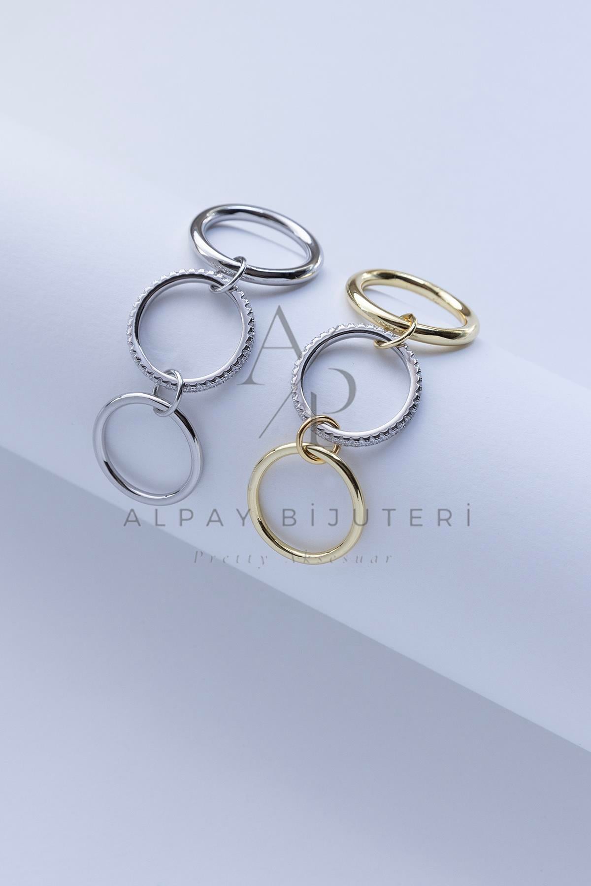 Üçlü Parıltılı Yüzük