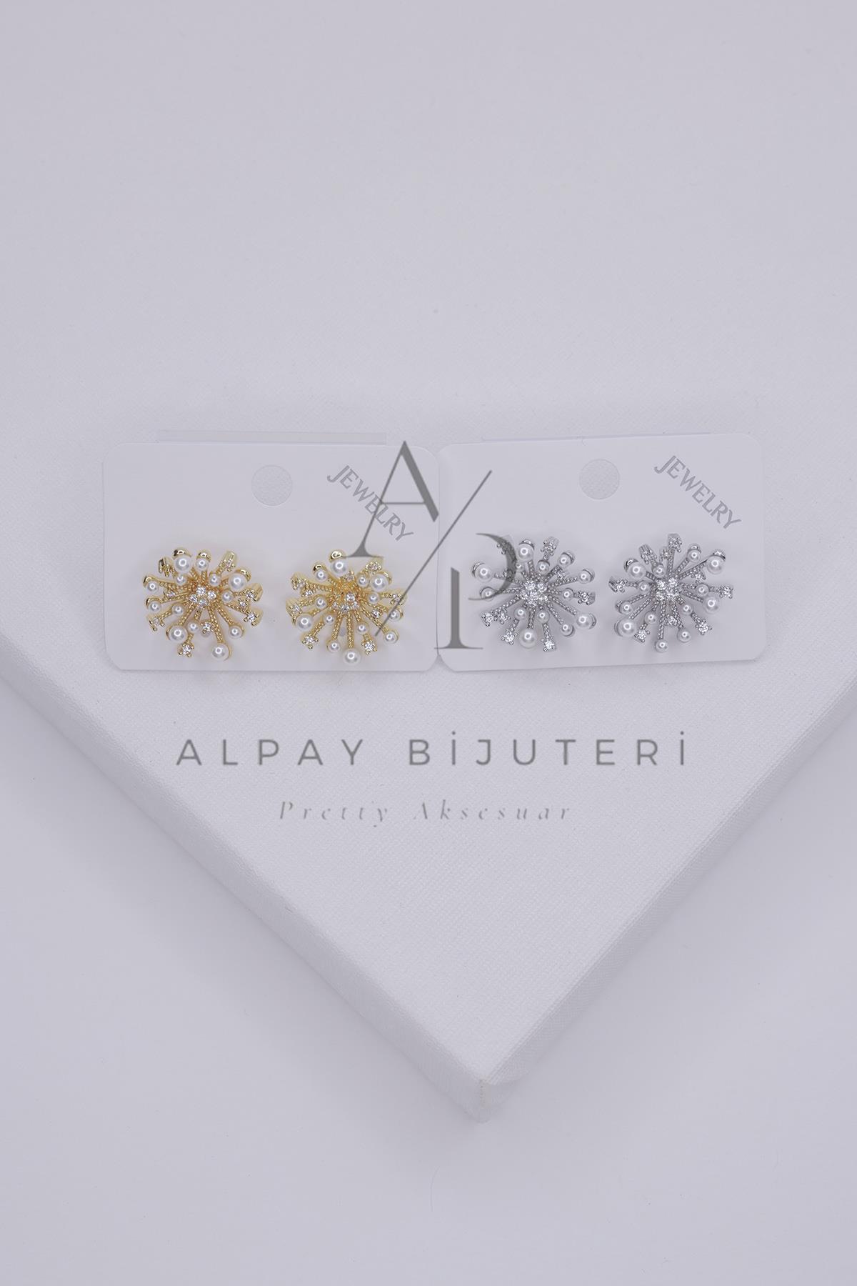 Zirkon Tasarım Küpe