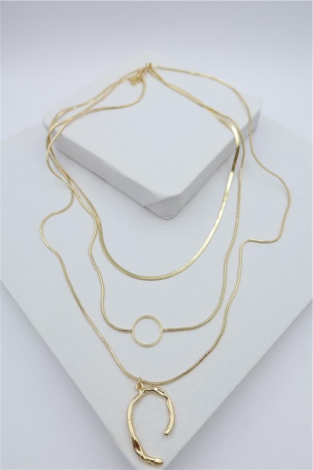 Luxury VIP Üçlü Kombin Kolye