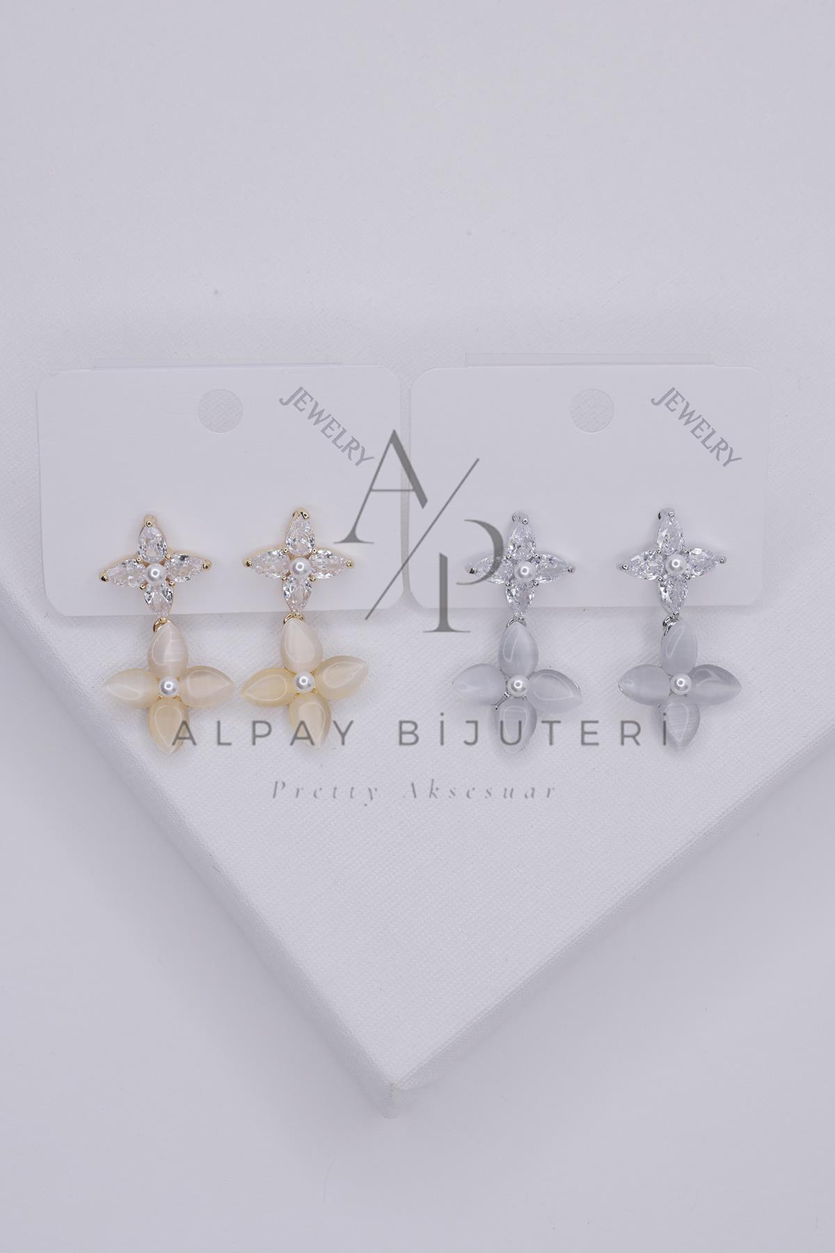 Zirkon Tasarım Küpe