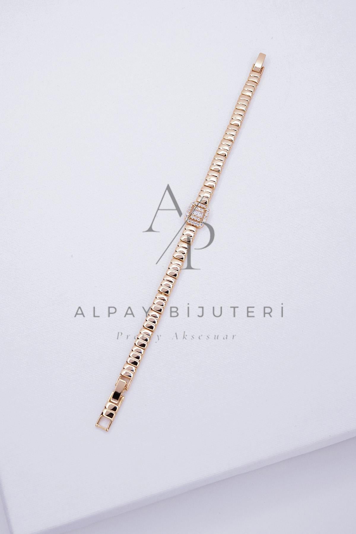 Rose Gold Şık Tasarım Xuping Bileklik