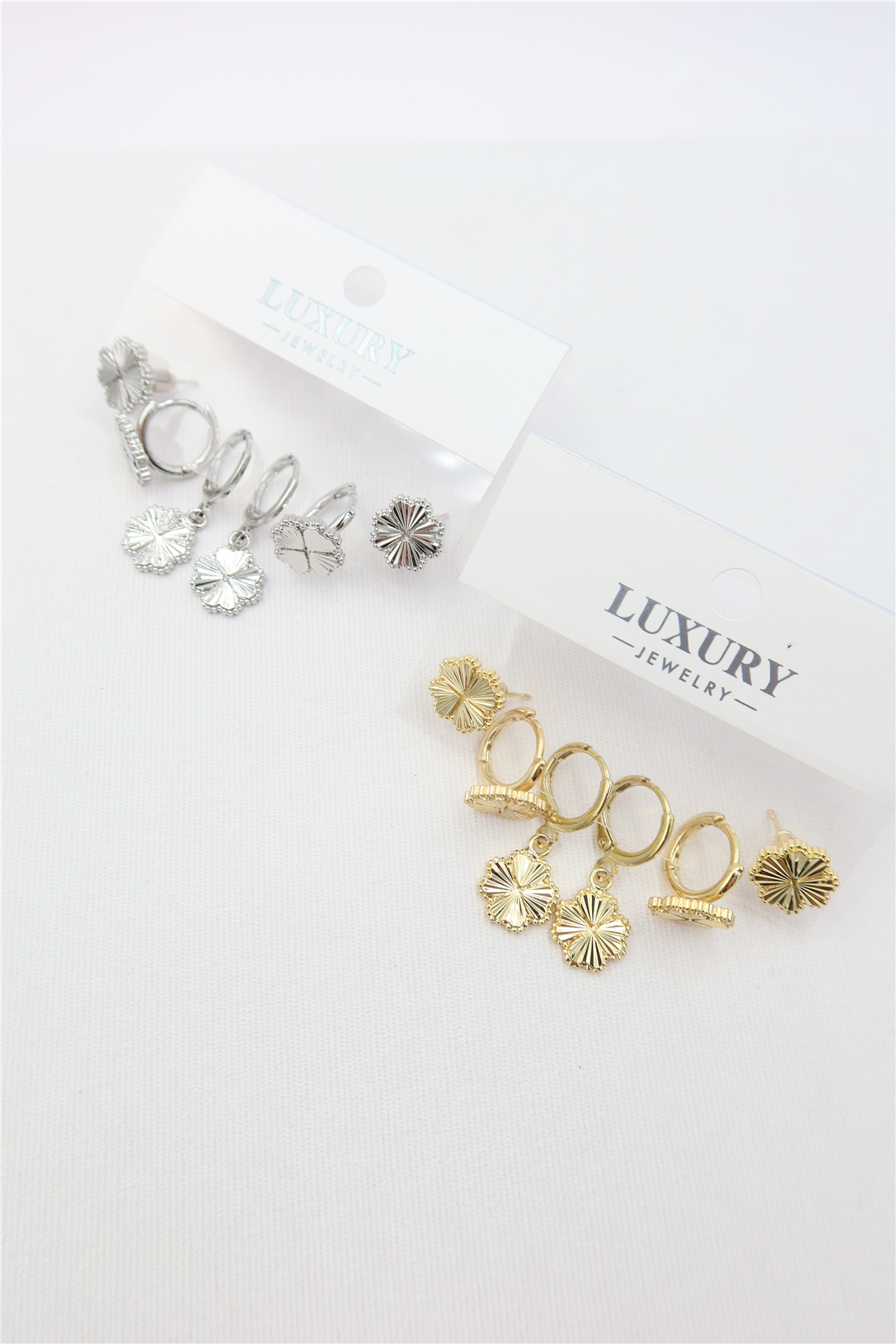 Luxury 6'lı Kombin Küpe Seti
