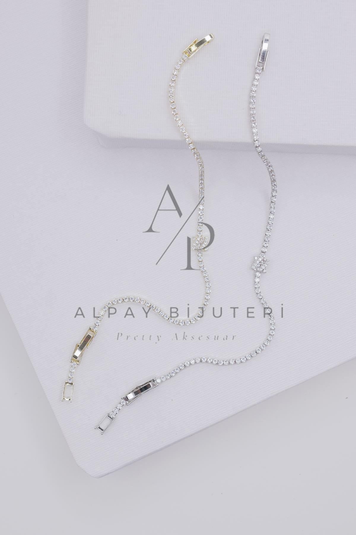 Zirkon Taş Tasarım Bileklik