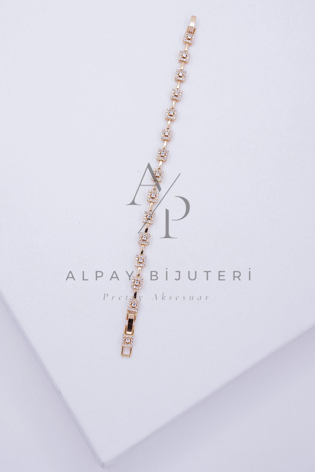 Rose Gold Şık Tasarım Xuping Bileklik