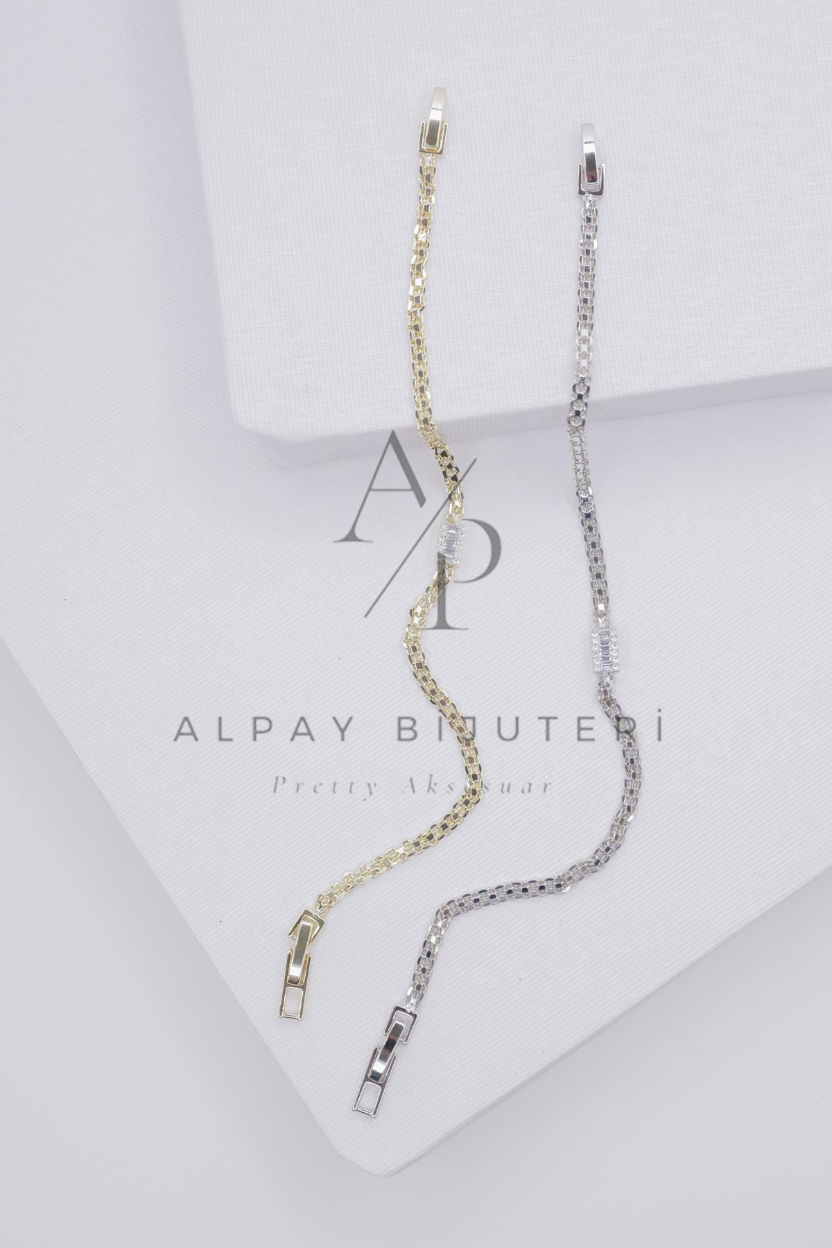 Zirkon Taş Tasarım Bileklik