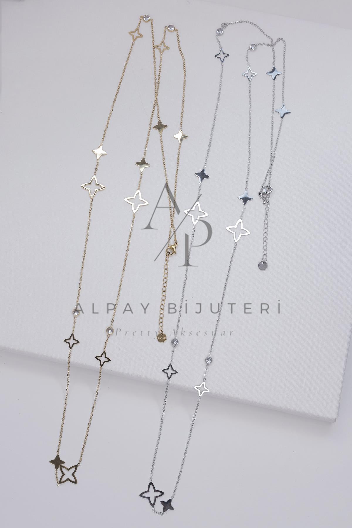 Şık Tasarım Çelik Kolye