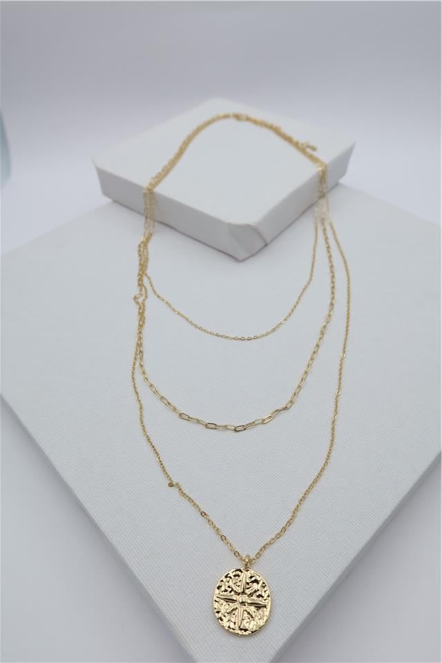 Luxury VIP Üçlü Kombin Kolye