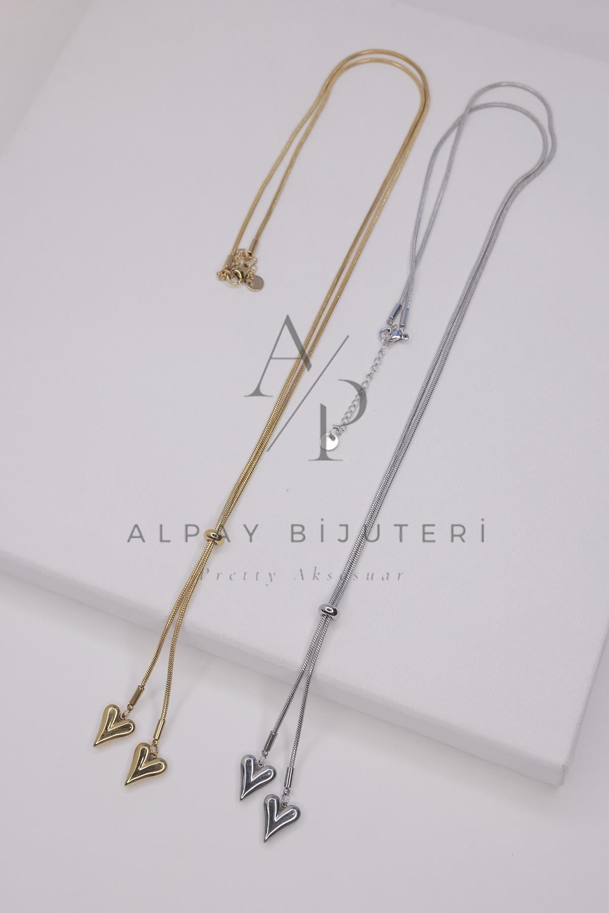 Şık Tasarım Çelik Kolye