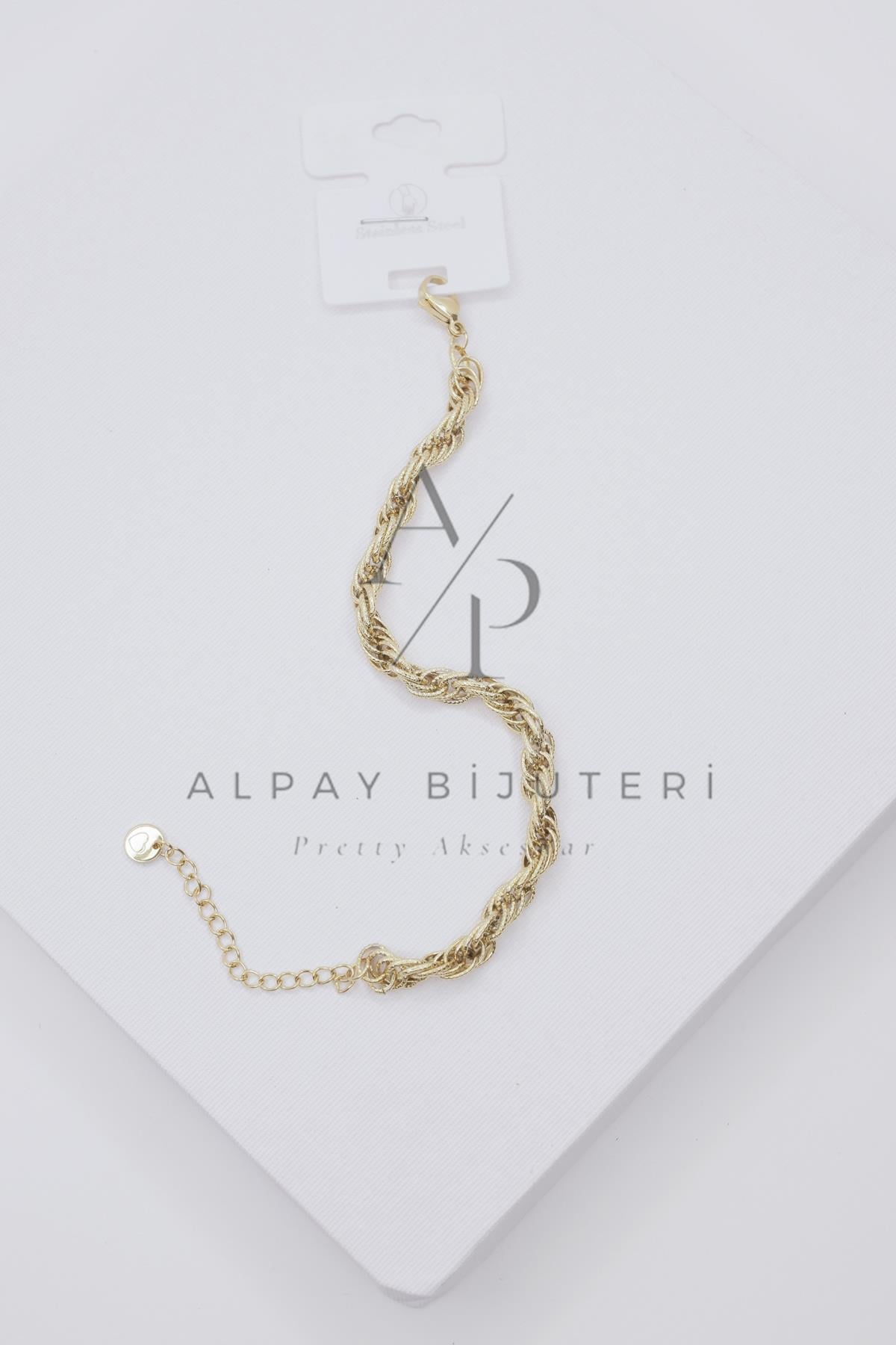 Şık Tasarım Çelik Bileklik