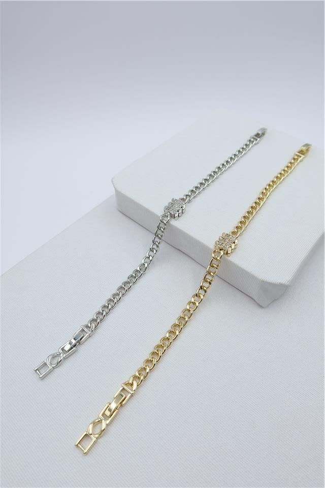 Luxury VIP Figürlü Zincir Bileklik