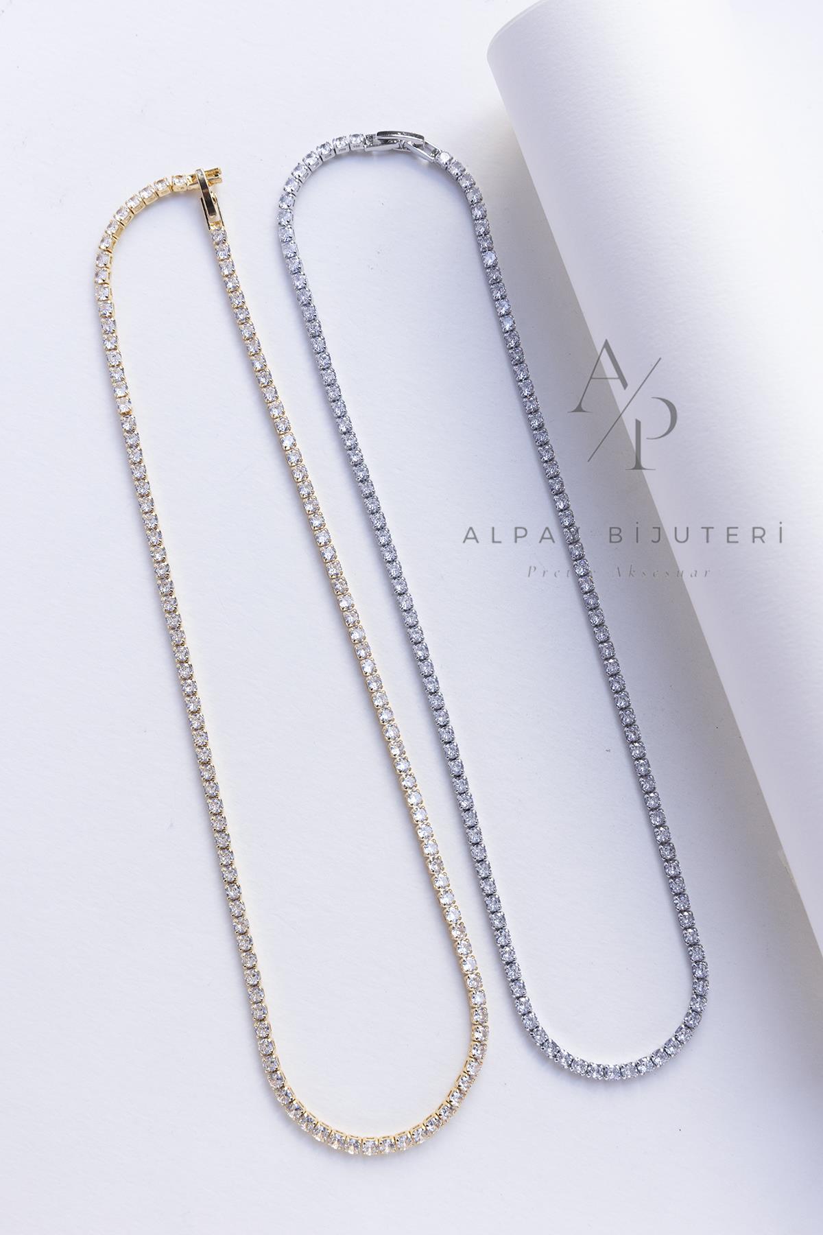 Zirkon Su Yolu Kolye